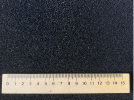 Губка фильтрующая мат 48x48x2см черная мелкопористая