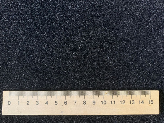 Губка фильтрующая мат 48x48x2см черная мелкопористая