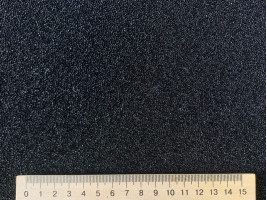 Губка фильтрующая мат 50х50х2см черная мелкопористая 40PPI