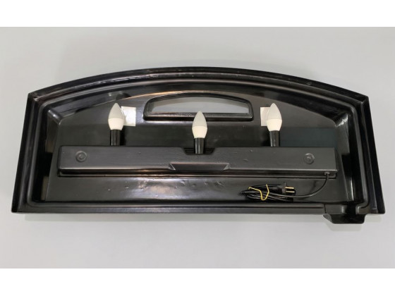 Комплект овальный Аквариум 125л 80х35х50см стекло 6мм + Крышка +поддон (Украина)