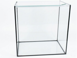Аквариум прямоугольный 40л 40х25х40 стекло 4мм с покровным стеклом (Украина)