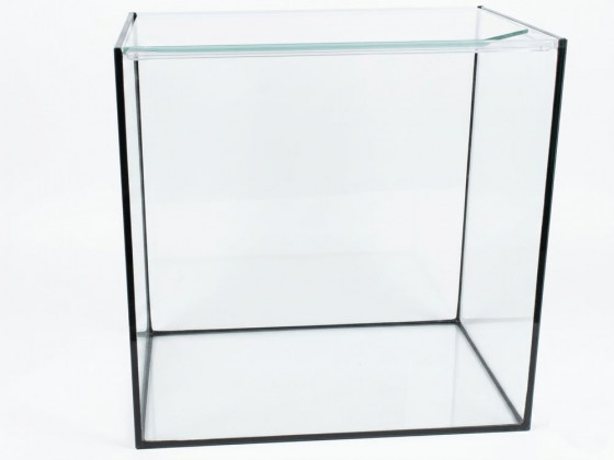 Аквариум прямоугольный 40л 40х25х40 стекло 4мм с покровным стеклом (Украина)