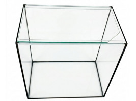 Аквариум прямоугольный 40л 40х25х40 стекло 4мм с покровным стеклом (Украина)