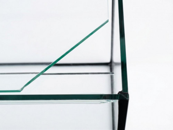 Аквариум прямоугольный 40л 40х25х40 стекло 4мм с покровным стеклом (Украина)