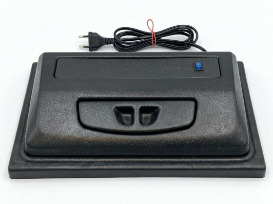 Крышка для аквариума прямоугольного 40х25см LED 1х4w черная (Украина)