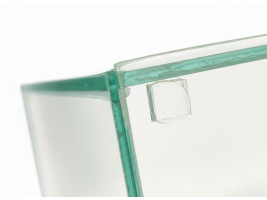 Аквариум КУБ высокий 10л 20х20х25см с покровным стеклом зеркальная стенка (Украина)