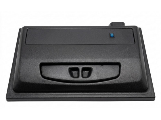 Крышка для аквариума прямоугольного 50х30см LED 2х4w черная (Украина)