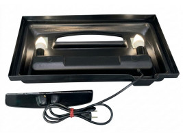 Крышка для аквариума прямоугольного 50х30см LED 2х4w черная (Украина)