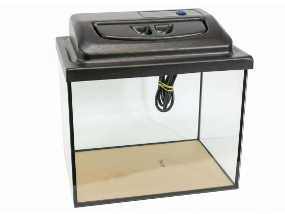 Комплект прямокутний Акваріум 15л 30х20х25см скло 4мм + Кришка (Україна)