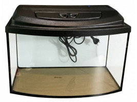 Аквариум овальный 41л 50х30х30см стекло 4мм (Украина)