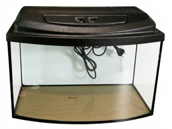 Аквариум овальный 41л 50х30х30см стекло 4мм (Украина)