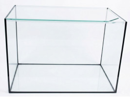 Аквариум прямоугольный 52л 50х30х35см стекло 4мм с покровным стеклом (Украина)