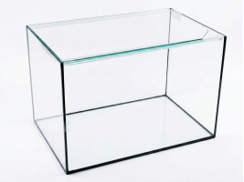 Аквариум прямоугольный 52л 50х30х35см стекло 4мм с покровным стеклом (Украина)