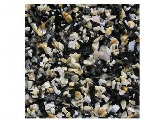 Грунт Nechay Zoo базальт/мрамор черно-белый мелкий 2-5 мм 2 кг