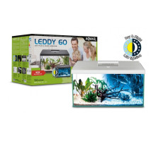 Аквариумный комплект Aquael Leddy Day Night 54л с балкой прямой белый