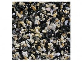 Грунт Nechay Zoo базальт/мрамор черно-белый мелкий 2-5 мм 10кг