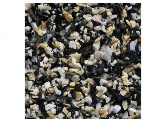 Грунт Nechay Zoo базальт/мрамор черно-белый мелкий 2-5 мм 10кг