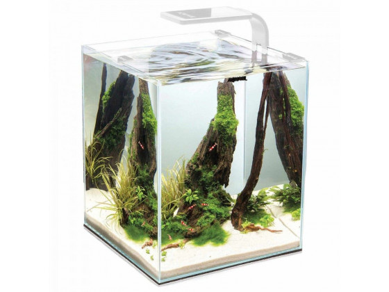 Аквариум Aquael 19л Shrimp Set Smart для креветок прямой белый