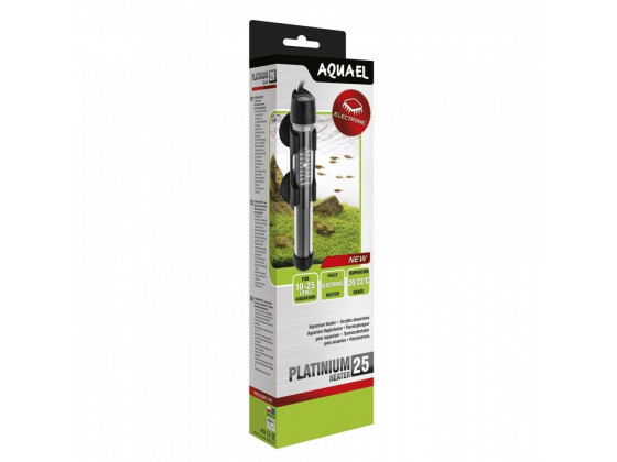 Обогреватель Aquael Platinum Heater 25 для аквариума с электронным термостатом 10-25 л 25 Вт 20,5 см