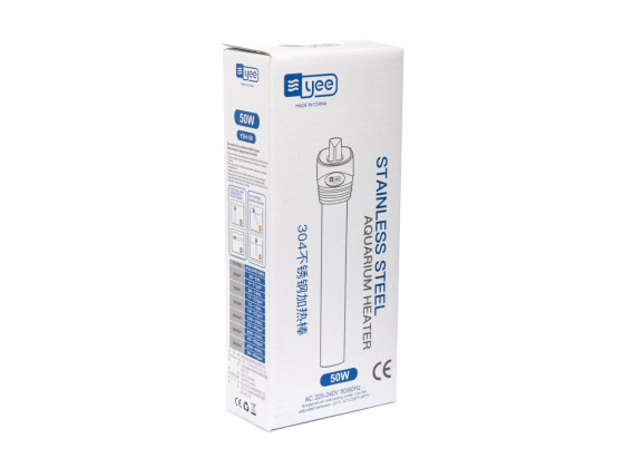 Обогреватель Yee для аквариума YSH-50 металлический 19см 50 Вт