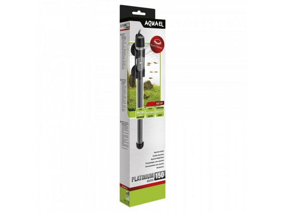 Обогреватель Aquael Platinum Heater 150 для аквариума с электронным термостатом 90-150 л 150 Вт 28,5 см