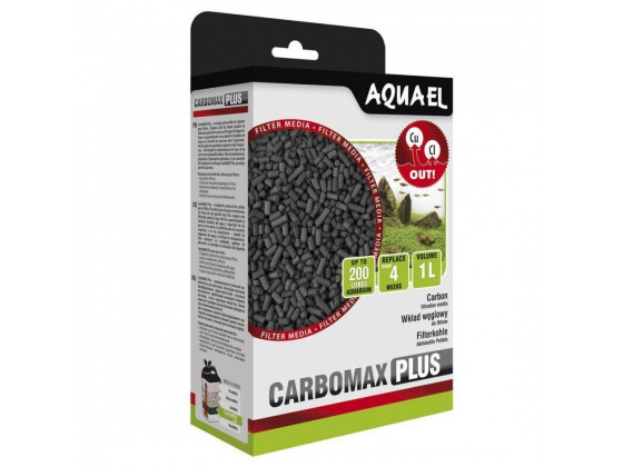 Наполнитель Aquael для фильтра CarboMax Plus активированный уголь 2 шт 1 л
