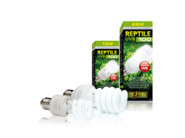 Лампа для террариума ExoTerra Repti Glo 5.0 для тропических рептилий ультрафиолетовая люминесцентная UVB100 13 Вт Е27