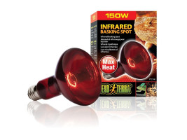 Лампа для террариума ExoTerra INFRARED BASKING SPOT для террариумных животных инфракрасная обогревающая R20/150Вт