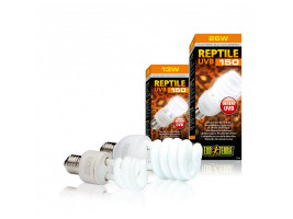 Лампа для террариума ExoTerra Repti Glo 10.0 для пустынных рептилий люминесцентная ультрафиолетовая UVB 150 13 Вт Е27