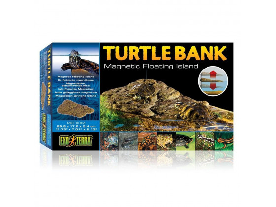 Декорация ExoTerra для террариума Turtle Bank Плавающий остров M пластик 30x18x5 см