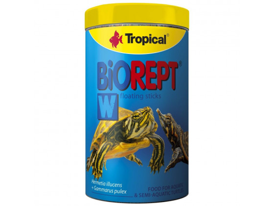 Корм Tropical Biorept W для водоплавающих черепах гранулы 300 г