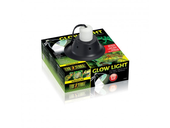 Плафон ExoTerra Glow Light для ламп обогрева в террариум металл 21см