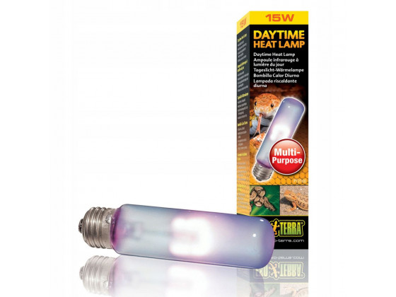 Лампа для террариума ExoTerra DAYTIME HEAT LAMP для террариумных животных дневная обогревающая T10/15Вт