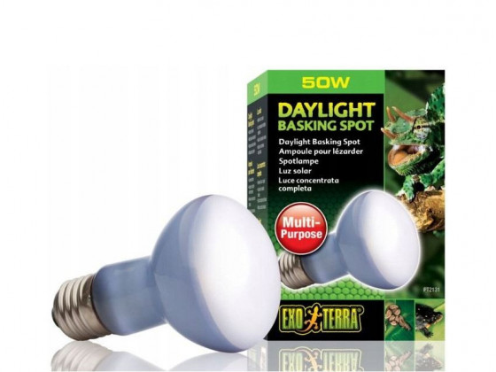 Лампа террариумная ExoTerra DAYLIGHT BASKING SPOT для террариумных животных зеркальная R20/50Вт
