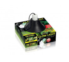 Плафон ExoTerra Glow Light для ламп обігріву в тераріум метал 25см