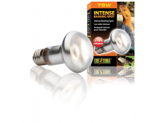 Лампа террариумная ExoTerra Daylight BASKING SPOT для террариумных животных дневная обогревающая зеркальная S20/75 Вт