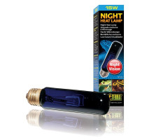 Лампа для террариума ExoTerra NIGHT HEAT LAMP для террариумных животных ночная обогревающая T10/15Вт
