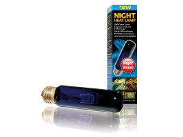 Лампа для террариума ExoTerra NIGHT HEAT LAMP для террариумных животных ночная обогревающая T10/15Вт