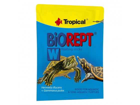 Корм Tropical Biorept W для водоплавающих черепах гранулы 20 г