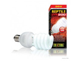 Лампа для террариума ExoTerra Repti для пустынных рептилий ультрафиолетовая люминесцентная UVB 200 25 Вт E27