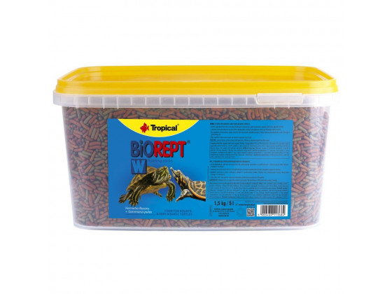 Корм Tropical Biorept W для водоплавающих черепах гранулы 1,5 кг