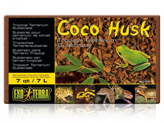 Субстрат ExoTerra Coco Husk для террариумных животных 8,8л