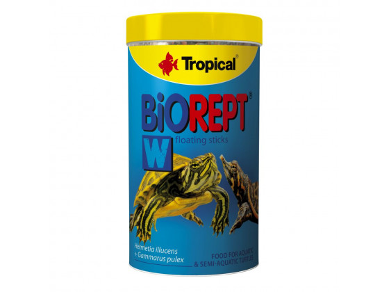 Корм Tropical Biorept W для водоплавающих черепах гранулы 75 г