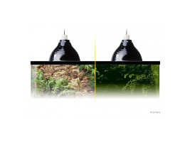 Плафон ExoTerra Glow Light для ламп обогрева в террариум металл 14 см