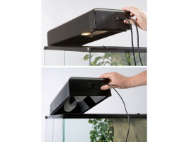Светильник ExoTerra для террариумов Compact top для ультрафиолетовых ламп пластик металл E27 30х9х15 см