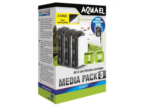 Картридж Aquael для внешнего фильтра VERSAMAX-MINI Standard FZN-MINI Standart 3 шт