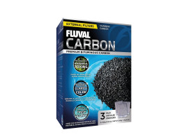 Наполнитель Hagen для фильтра Fluval Carbon активированный уголь 3 x 100 г