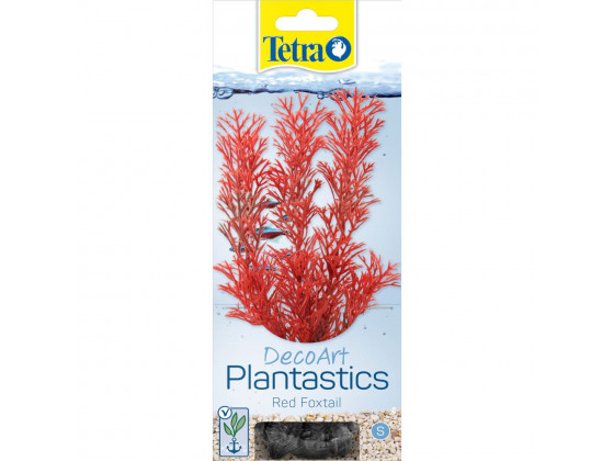 Декоративное растение Tetra DecoArt Plant RED FOXTAIL пластиковое красное S маленькое 15 см