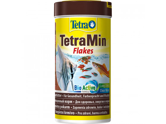 Корм Tetra Min Flakes для аквариумных рыбок, 52 г (хлопья)