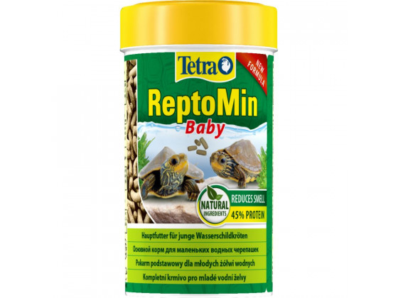 Корм Tetra ReptoMin Baby для черепах, 32 г (палочки)